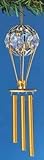 Hot Air Balloon 24k Gold Plated Wind Chime by KG&C