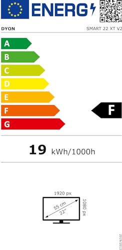 DYON Smart 22 XT 56,4 cm (22 Zoll) Fernseher (Full-HD Smart TV, HD Triple Tuner (DVB-C/-S2/-T2), Prime Video, Netflix & HbbTV) [Modelljahr 2022] 5