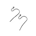 KISSITTY 300-Piece Hypoallergenic 316 Stainless Steel French Hook Ball Dot Ear Wires 22x12x2mm Dangle Earring Findings for DIY Jewelry Making