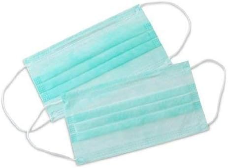 EXPRESSIONSS 3 Ply Non Woven Surgical Face Mask,With Ear Loop,Great For Air Pollution,Virus Protection And Personal Health Blue Face Mask (pack of 30)