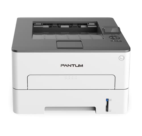 Pantum P3302DN Single Function Laser Printer White For Home and Office Automatic Duplex Printing Network Ready Includes 1500 Page Start Toner Cartridge 1
