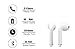 Panamela Bluetooth Headphones, Stereo Earbuds, Wireless Bluetooth Earpieces Compatible Phone X 8 8Plus 7 7Plus 6 6S 6Splus and All Smart Phones (White)thumb 4
