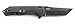 CRKT Ruger 2-Stage EDC Folding Pocket Knife: Heavy Duty Everyday Carry, Black Tanto Blade, Flipper Open, Frame Lock, Steel & Aluminum Handle, 4-Position Pocket Clip R2101K