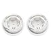 Sonifresh Replacement Facial Cleansing Brush Heads with Caps for Deep Pore Cleansing, fits Mia, Mia2, Mia3 (Aria), SMART Profile, Alpha Fit, Pro, Plus and Radiance Cleansing Systems (2 Pack)