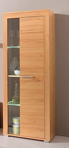 Unbekannt Vitrine Kernbuche BV-VERTRIEB Vitrinenschrank Glasvitrine Kernbuche - (1972)