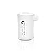 FLEXTAILGEAR - MAX Pump 2 Portable Air Pump with 3600mAh Battery USB Rechargeable Pump with Touch Screen Switch to Quick Inflate Deflate for Inflatables, Air Mattress, Pool Floats, Vacuum Bag (White)