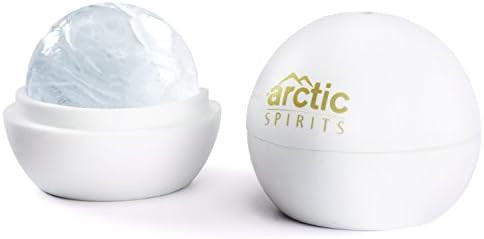 Siberian Ice Whiskey Ice Molds - Set of 4 Silicone Round Ice Ball Sphere Maker Molds