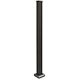 Weatherables Aluminum Railing Post Kit – Aluminum Post Kit for Arlington, Georgetown, and Cornell Railing Kits, Made with Durable Black Textured Powder-Coat Finish (3 in. x 3 in. x 39 in.)