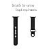 Apple Watch Band - e6Hope Soft Silicone Replacement iWatch Strap for Apple Watch Series 1,Series 2,Series 3 (black, 42mm - M/L)