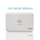 Bay Valley Parts High Capacity 6000mAh External Rechargeable Portable Battery Pack Charger Emergency Mobile Battery Backup Power Bank For iPhone 6, 6 PLUS 5, 5S, 5C 4S, 4, iPod, iPad, iPad 4, The New iPad, iPad mini, iPad Air -- Samsung Galaxy S5, S4, S3, S2, Note 3, Note 2, Galaxy Tab 3, 2 -- HTC One Mini , HTC One, One 2 (M8), One X S, Sensation XE XL, Wildfire S, Desire HD, Desire S, Incredible S -- Google Nexus One, 4, 5, 7, 10, Nexus S -- Nokia Lumia 600, 710, 800, 900, 920, 925,1020, N8, C6 -- LG G2, LG Optimus 3d, 2X, One -- Motorola ATRIX 4G, Photon 4G, Defy, Flipout, Milestone 2, Droid, Droid DNA, Moto X -- Blackberry Bold 9900, 9700, Curve 9300, 8520 -- Sony Ericsson Xperia X10, X10 Mini Pro, Arc -- Amazon Kindle, Kindle Touch, Kindle Fire (Apple Adapter and Lightning Cable NOT Included) (White)