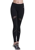 ZOANO Women's Mesh Yoga Pants Workout Leggings