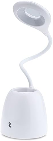 7W Dimmable LED Rechargeable Eye Protection Desk Lamp Hose Foldable Hose Smart Touch Control Pen Container Base