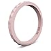 Enso Rings Stackable Pyramid Silicone Wedding Ring – Hypoallergenic Unisex Stackable Wedding Band – Comfortable Minimalist Band – 2.5mm Wide, .8mm Pink Sand. Size: 6