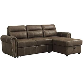 Amazon Com Sectional Sofa With Reversible Storage Chaise 2 Piece