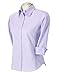Devon & Jones Pink Three-Quarter-Sleeve Stretch Poplin Blouse