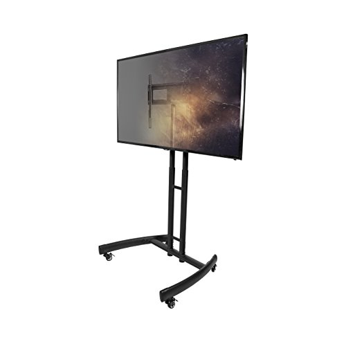 Kanto mtm55 mobile tv stand with mount for 32 to 55 inc…