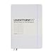 Leuchtturm Medium Sized Hardcover Lined White Notebook
