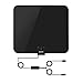 Esky HG-906 Indoor Amplified HD TV Antenna | 50 Mile Range Signal Amplifier with 10ft Cable - Black