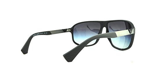 Armani EA4029 Sunglasses 50638G-64 - Black Rubber Frame, Grey Gradient