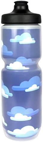 Simply Pure Hydration Purist 23 oz Insulated Water Bottle - BPA Free Sport Bottle - 20% Colder Than Other Insulated Bottles - Limited Edition, Watergate Cap (Cloud, One Size)