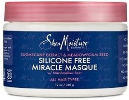 SheaMoisture sugarcane Silicone Free Conditioning Masque 12 oz, pack of 1