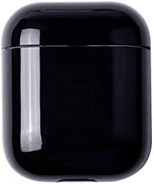 Wulidasheng Airpods Case,Glossy Anti-dust Hard Case Cover Protector for Apple Airpods Bluetooth Earphones Black