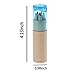 Dengguoli 10 Tubes x 6 Pcs Color Pencils with Kraft Paper Container Holder for Wedding Party Favours Bag Fillers (Random Colored Lid)