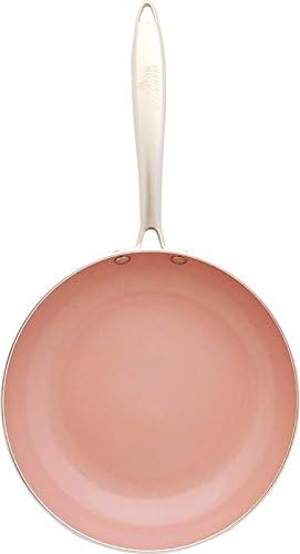 Phantom Cookware Ceramic Frying Pan (9.5’’): Premium Non-Stick Pan For Healthy And Easy Cooking, Non-Scratch Coating, Strong Aluminum And Copper Construction - For Omelettes, Pancakes, Stir Fry