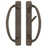 Charlotte Sliding Door Handle Set in Oil Rubbed Victorian Bronze Finish fits 3-15/16