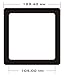 DEMCiflex Computer Dust Filter, Standard 120mm Square, Black Frame, Black Mesh