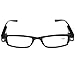 Bright Lighted Readers Nigthtime LED Reading Glasses with Light for Men Women Reading in Dark Night, Black Frame, Lightweight (3.0)