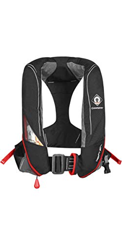 Crewsaver 2018 Crewfit 180N Pro Automatic Harness Lifejacket Black/Red 9025BRA