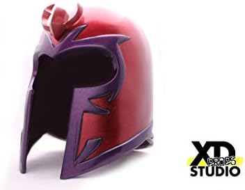 Classic Magneto Inspired Thought Blocker Helmet With Crest Life Size Wearable Costume Deluxe