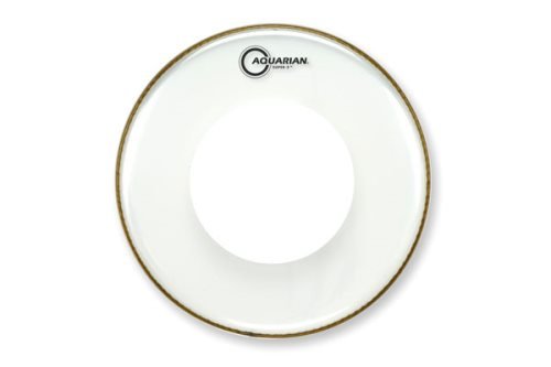 Aquarian Super-2 Clear Head with Power Dot (14")