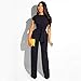2 Piece Night Clubwear Outfits for Women Long Sleeve Top+Metallic Shiny Pants Glitter Clubwear