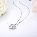 Sllaiss Mom Necklace Infinity Love Heart Pendant Necklace for Women I Love You Mom Engraved Necklace Mothers Day Mom Birthday Gift