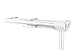 Rod Desyne Heavy Duty Double Traverse Rod One Way Cord Right 66