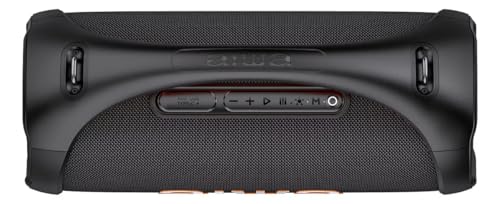 Aiwa Bocina Bluetooth Boombox 110W RMS AWS544BT con IPX6, Bluetooth 5.3, Multilink, Luces LED, Batería 6.5H, USB y AUX, Sonido Potente para Fiestas y Exteriores