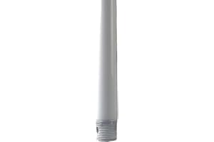 72in Ceiling Fan Extension Downrod in Gloss White for Modern Forms Smart Fans