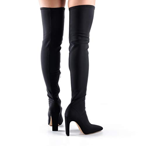 thigh high heels size 12