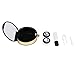 GBSELL Perfume Bottle Retro Shaped Contact Lens Case Box Container Holder Box (Black)