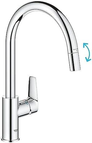 GROHE Start Edge QuickFix Lever Kitchen Sink Mixer Tap with
