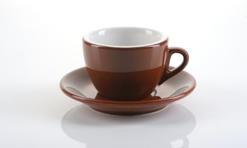 Palermo Style Cappuccino Cups Brown By Nuova Point by Nuova Point