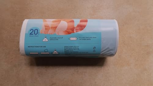 BUNMO Litter Bin Liners, Compatible with PURA Max, PURA Max 2 and PURA X, Leak-Proof and Perfectly Fitted, Can Be Removed in One Move (100 Bags / 5 Rolls)