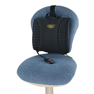 image for ObboMed® SU-3400P 12V Heated Massage Travel Pro-Lumbar Seat Cushion, 
