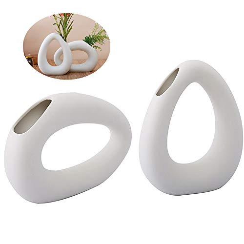 Anding-White-Ceramic-Vase-Droplet-Matte-Surface-Design-Modern-Vase-Family-Wedding-Table-Vase-Perfect-Home-Decor-Vase-LY432516SET