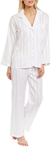 Bodas Womens Cotton Nightwear Pyjama Shirt Size Small in White