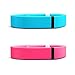 Fitbit Flex Bands, Replacement Bands for the Fitbit Flex with Extra Security Clasp, Pink and Light Blue, 2 Pack, Small, by Teak