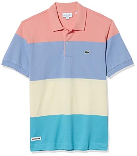Lacoste Men's Short Sleeve Classic Fit Color Block Polo Shirt