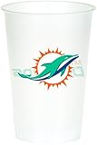 Creative Converting 8 Count Miami Dolphins Printed Plastic Cups